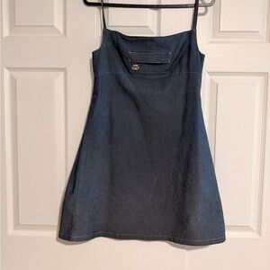 Enyce Dark Blue Denim Mini Dress